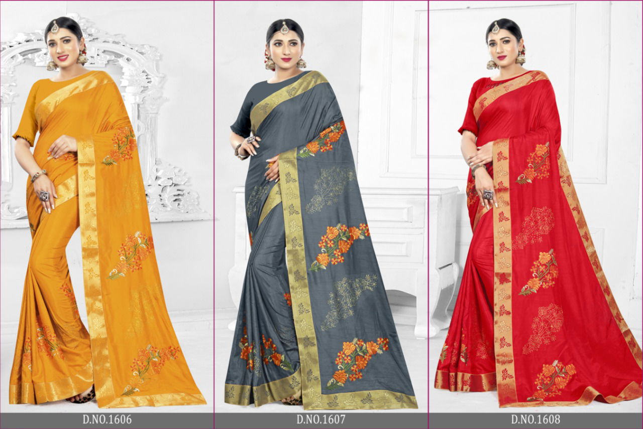 AISHWARYA  BEING HUMAN Latest Fancy Designer Festive Wear Dola With Fancy Lace And Printed Saree Collection